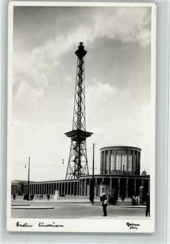 Charlottenburg 1937 Funkturm AK
