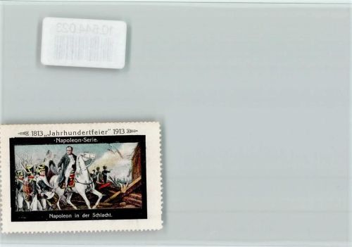 Vignette - Jahrhunderfeier 1913 Napoleon Serie - Napoleon in der Schlacht