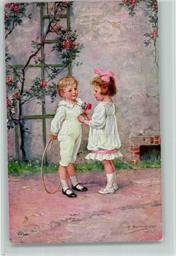 Kinderspiele - Reifen - Kinderpoesie AK