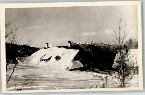 Farrenauhütte Winter Hüttenstempel