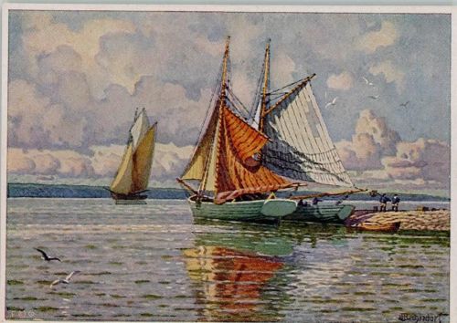 sign Bahndorf - Fischerboote - Verlag Fingerle Nr. 5228 AK