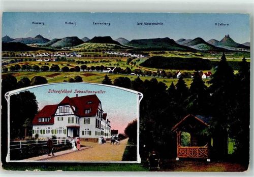 Bad Sebastiansweiler 1915 Schwefelbad Rossberg Bolberg Farrenberg Dreifürstenstein