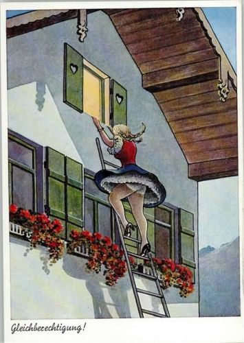 Fensterln - Gleichberechtigung - Erotik