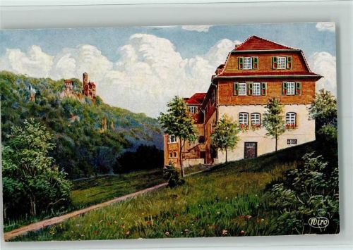 W7414 Traifelberg Wiedemanns Künstlerkarte Wiro Albhotel Traifelberg Nr. 3522A sign. Wiedemann Künstlerkarte