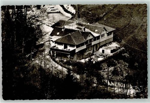 Heiligkreuzsteinach Pension-Cafe Bergschlöß'l Fliegeraufnahme