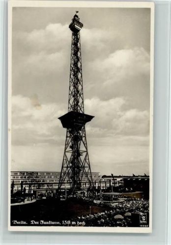 Charlottenburg Der Funkturm - Foto Klinke 10200 AK Gute Erhaltung