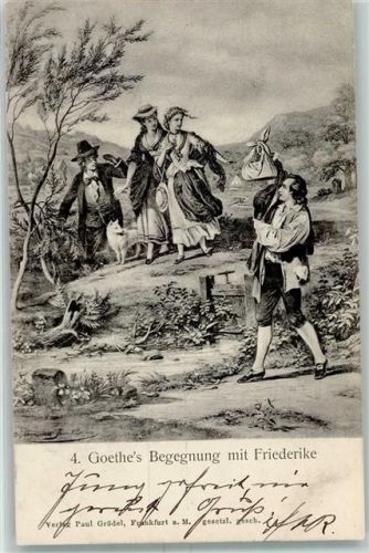 1899 Begegnung mit Friederike AK