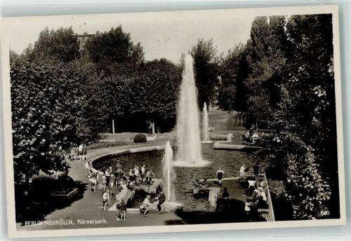 Neukölln WK II Körnerpark Springbrunnen Fontainen