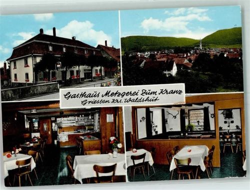 Grießen Gasthaus Metzgerei Zum Kranz Bes. Fam. Friedrich Gehring