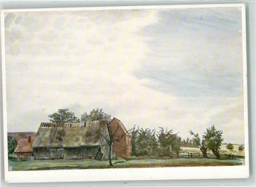 alte Scheune sign Hermann Drost Bild 47/VIII