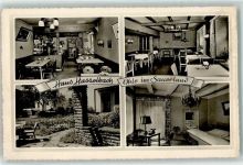 58840 W5970 Ohle FOTO KEINE AK Haus Hasselbach Gaststube Gästezimmer Telefon Garten