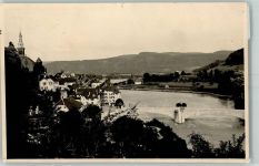 79725 W7887 Laufenburg , Baden Gebrauchsspuren Rhein Brücke