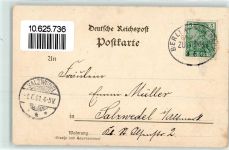10115 W1000 Lichterfelde - Garde-Schützen-Kaserne Bahnpost Berlin Eisenach Zug 243