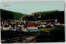 89143 W7902 Blaubeuren 1916 - im Vordergrund Friedhof und Schöne Lau Schule