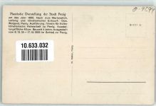 09322 O9294 Penig - Alt-Penig Plastische Darstellung der Stadt um das Jahr 1650