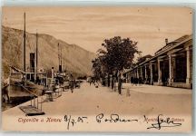 Kotor Cattaro 1905 - Trgoviste u Kotoru Markthalle Schiff
