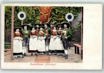 9653 Liesing Gebrauchsspuren Lesachthaler Schützen in Tracht