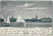 Aarhus Arenhusen 1899 Mondschein Segelboot