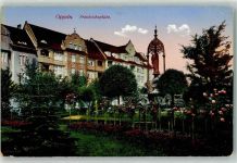 Oppeln Opole 1915 - Friedrichsplatz Feldpost Reserve-Lazarett Friedrichsschule