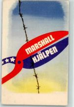 Drahtschere durchschneidet Stacheldraht Marschallplan