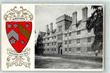 Oxford Prägedruck Wadham Colleg