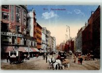 1060 Wien 6. Bezirk, Mariahilf - Mariahilferstraße Straßenbahn Pferdestraßenbahn