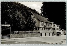 72250 W7605 Bad Peterstal Foto AK Gasthaus Pension Zum Schützen