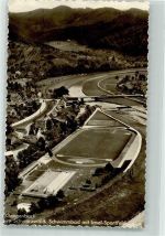 77723 W7614 Gengenbach FOTO KEINE AK Fliegeraufnahme Schwimmbad Sportplatz