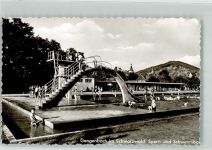 77723 W7614 Gengenbach Foto AK Schwimmbad