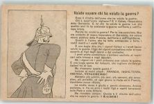 Kaiser Wilhelm II Antipropaganda WK I Künstlerkarte