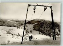 79674 W7868 Muggenbrunn Foto AK Seilbahn Skilift Winter