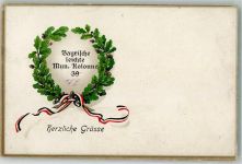 Bayrische leichte Mun. Kolonne 152 Schwarz-Weiß-Rot 1918