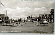 42929 W5632 Wermelskirchen Foto AK Omnibus-Bahnhof Litfaßsäule