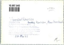57319 W5920 Wunderthausen FOTO KEINE AK Pension Bernhardt Auto Oldtimer Ort handschriftlich