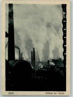 Schweinitz 1921 Foto AK Zeche Hütte Ort lt. Stempel