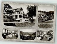 72270 W7292 Huzenbach Foto AK Gasthaus Pension zum Engel