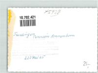 57334 W5928 Feudingen , Kr Wittgenstein FOTO KEINE AK Pension Sonnenborn Ort handschriftlich