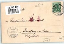sign. J. Gallion Schwarzwaldidyllen Trachten Künstler 1902 Künstlerkarte
