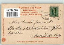 Havanna La Habana Foto AK Bauern Ochsengespann Ploughing