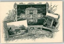 82488 W8107 Linderhof - Schloss Linderhof Wasserfontaine Schloss-Gasthaus