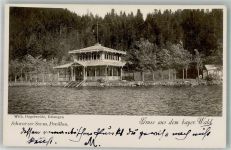 Zelezná Ruda Markt Eisenstein Foto AK Adelskorrespondenz Pavillon Schwarzer See