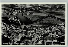 93426 W8495 Roding , Regen - Fliegeraufnahme Freigegeben d. R.L.M.