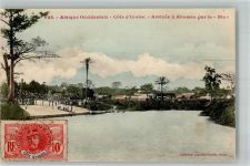 Abidjan 1913 Foto AK Cote d´Ivoire