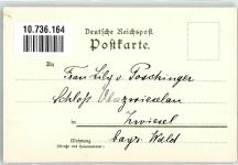79688 W7862 Hausen im Wiesental Lithographie Adelskorrespondenz Das Hebelhaus sign. Mutter Künstlerkarte
