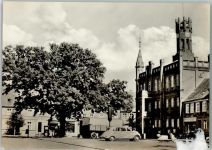 16866 O1910 Kyritz , Prignitz - Platz der Einheit mit Rathaus