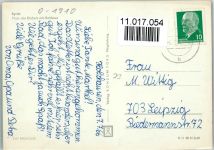 16866 O1910 Kyritz , Prignitz - Platz der Einheit mit Rathaus
