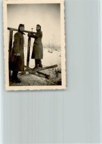 WK II Winter - Soldaten Bautrupp Privatfoto (Militär)