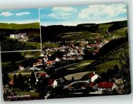 53940 W5374 Hellenthal , Eifel - Blindenferienheim Rheinland mit Blick auf Hellenthal 2-Bildaufnahme