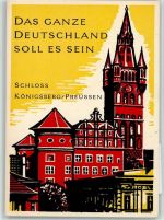 Königsberg Kaliningrad Künstlerkarte Zeichnung von Adolf Westerdorf