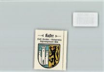 50181 W5012 Kaster - Vignette Wappen Kaffee Hag ca 1920-1940